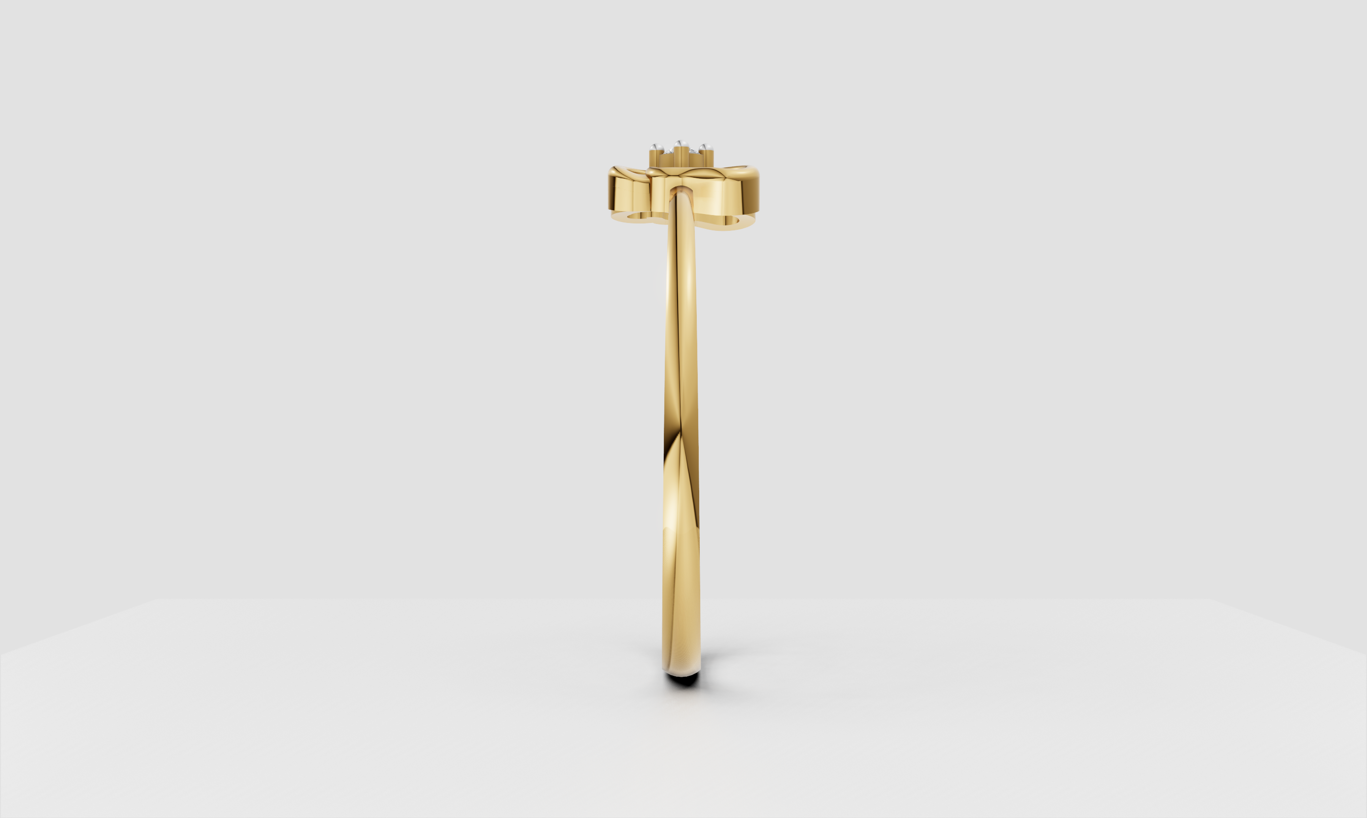 Bloom Grace Solitaire Ring  - RGD165