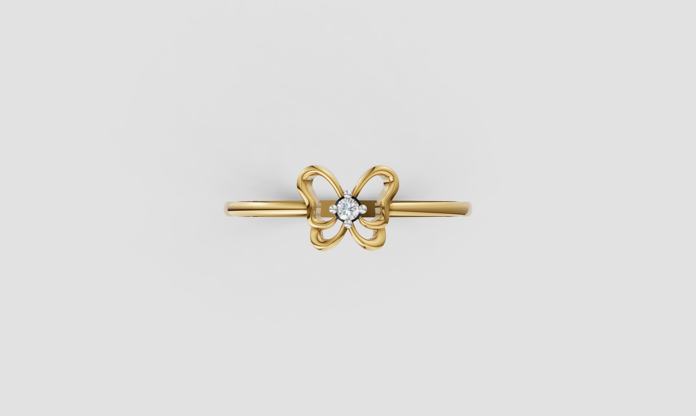 Bloom Grace Solitaire Ring  - RGD165