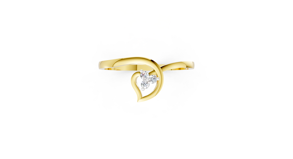 Trinity Heart Glow Ring  - RGD253