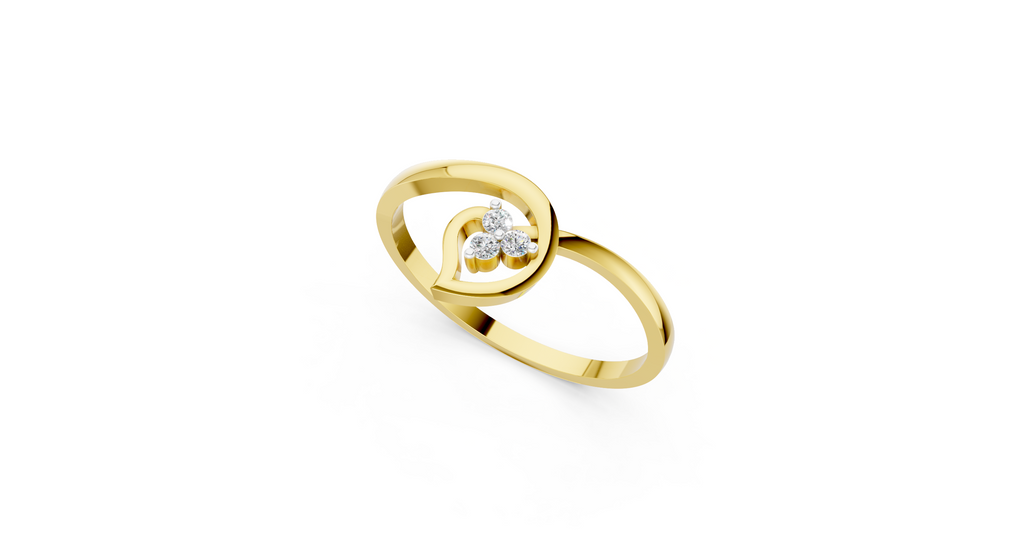Trinity Heart Glow Ring  - RGD253