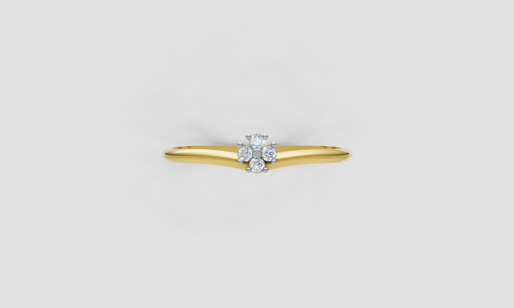 Floral Glow Diamond Ring  - RGD34