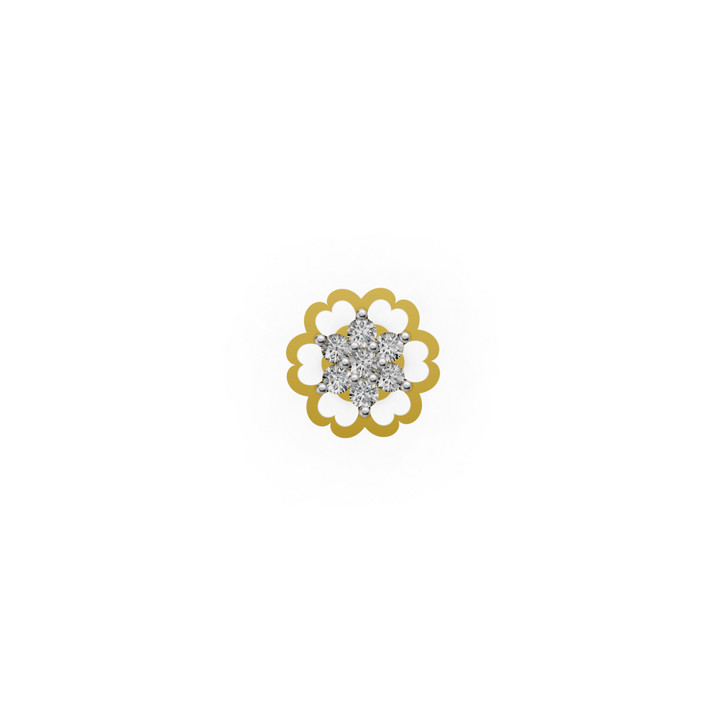 THE FLORET SPARKLE STUD  -STDD299