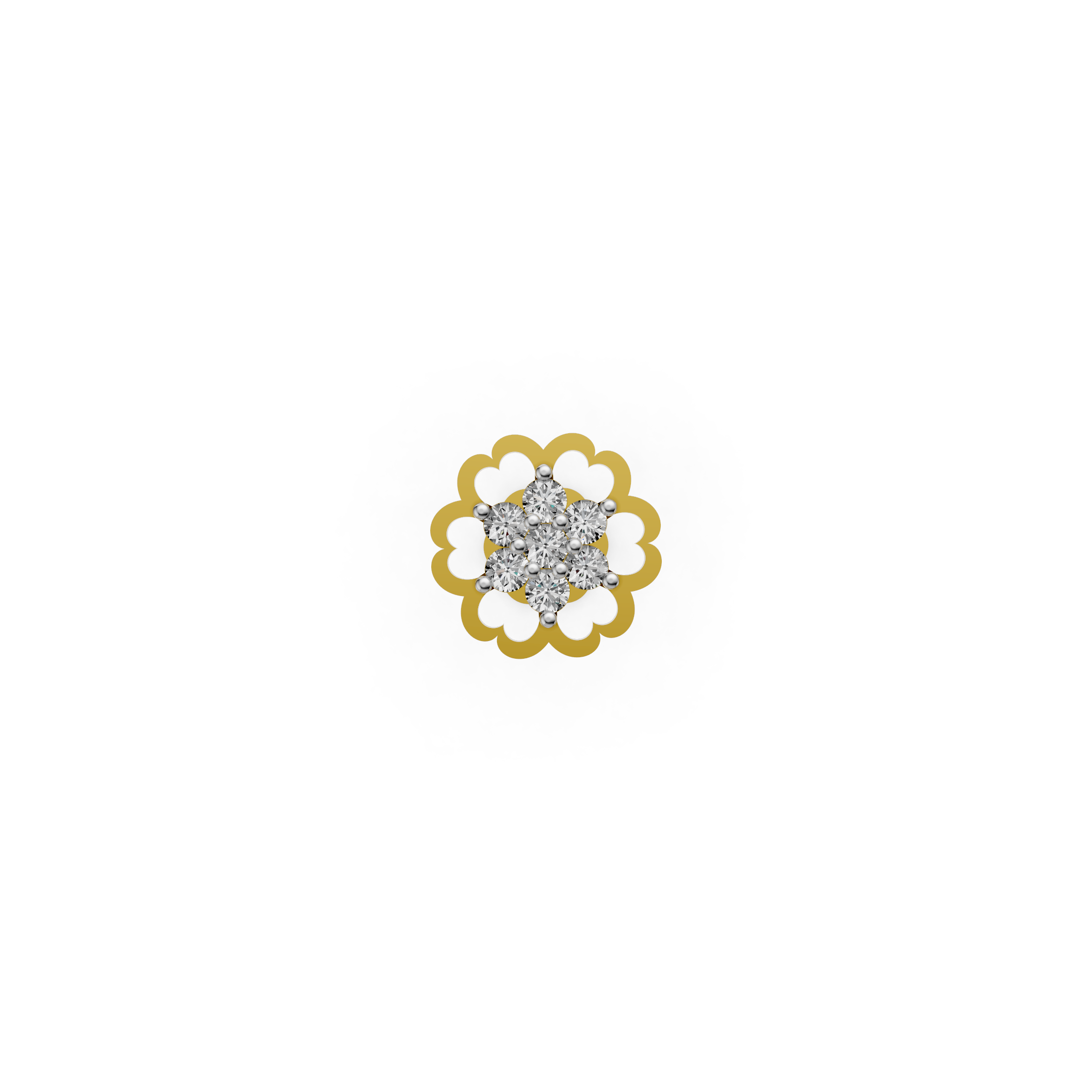 THE FLORET SPARKLE STUD  -STDD299