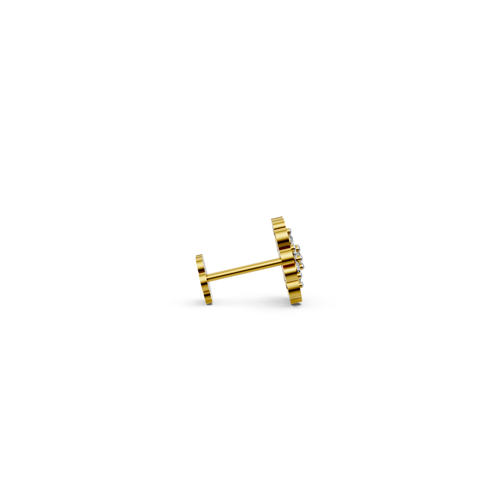 THE FLORET SPARKLE STUD  -STDD299