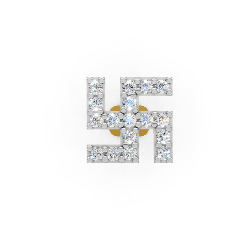 Mangala Jyothi Diamond nose pin - NPD173