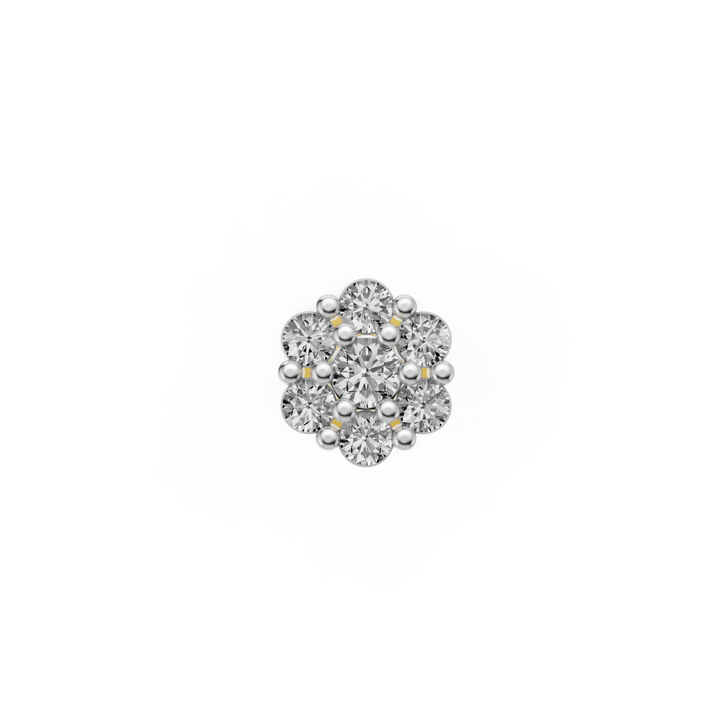Miraya Diamond Cluster Nose Pin -NPD261