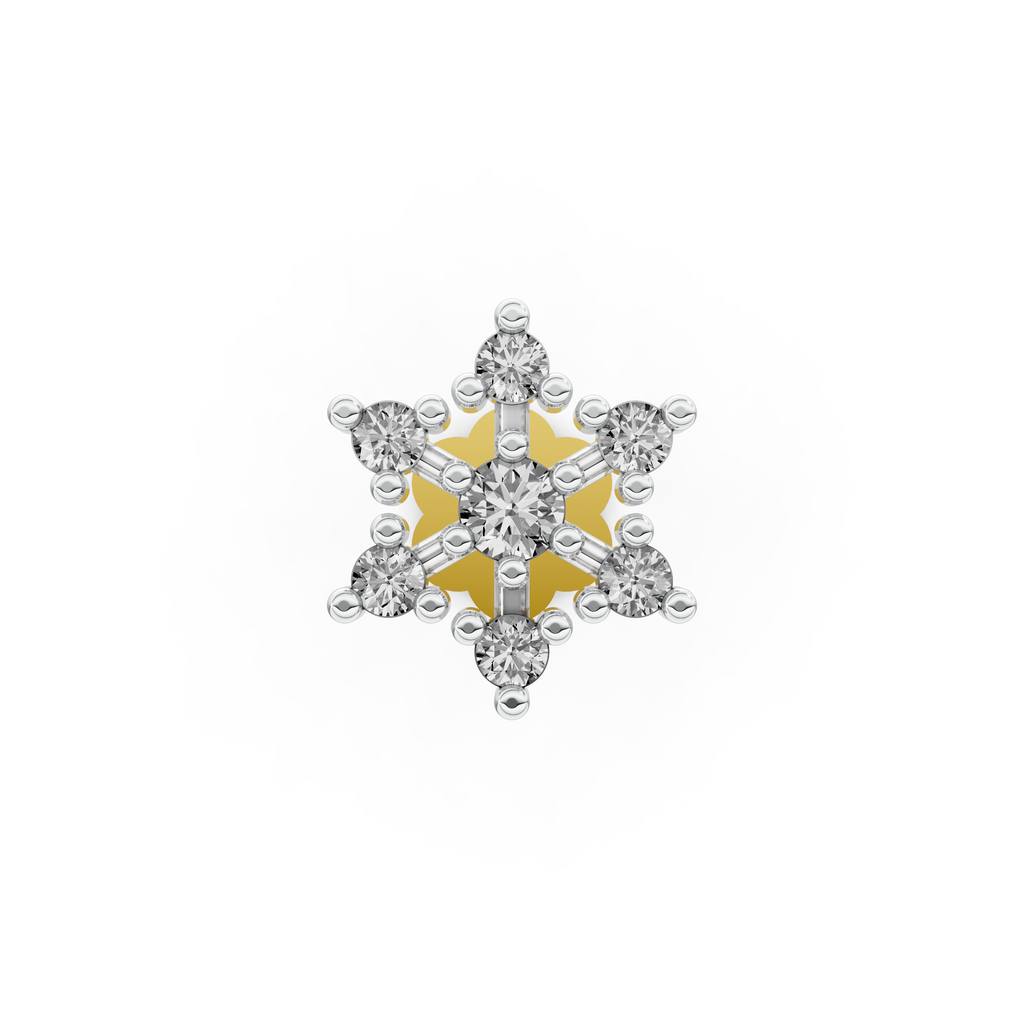 Star Petal Nose Stud   -NPD233