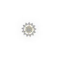 Sparkling Floral Crown  Nosepin  -NPD266