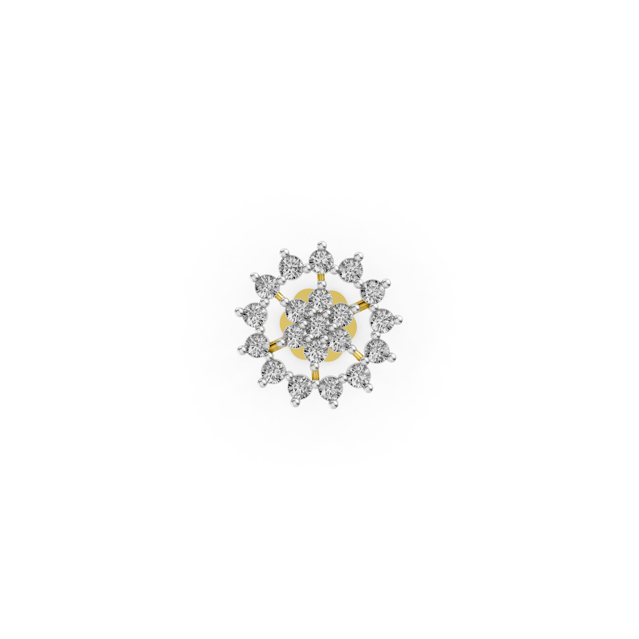 Sparkling Floral Crown  Nosepin  -NPD266