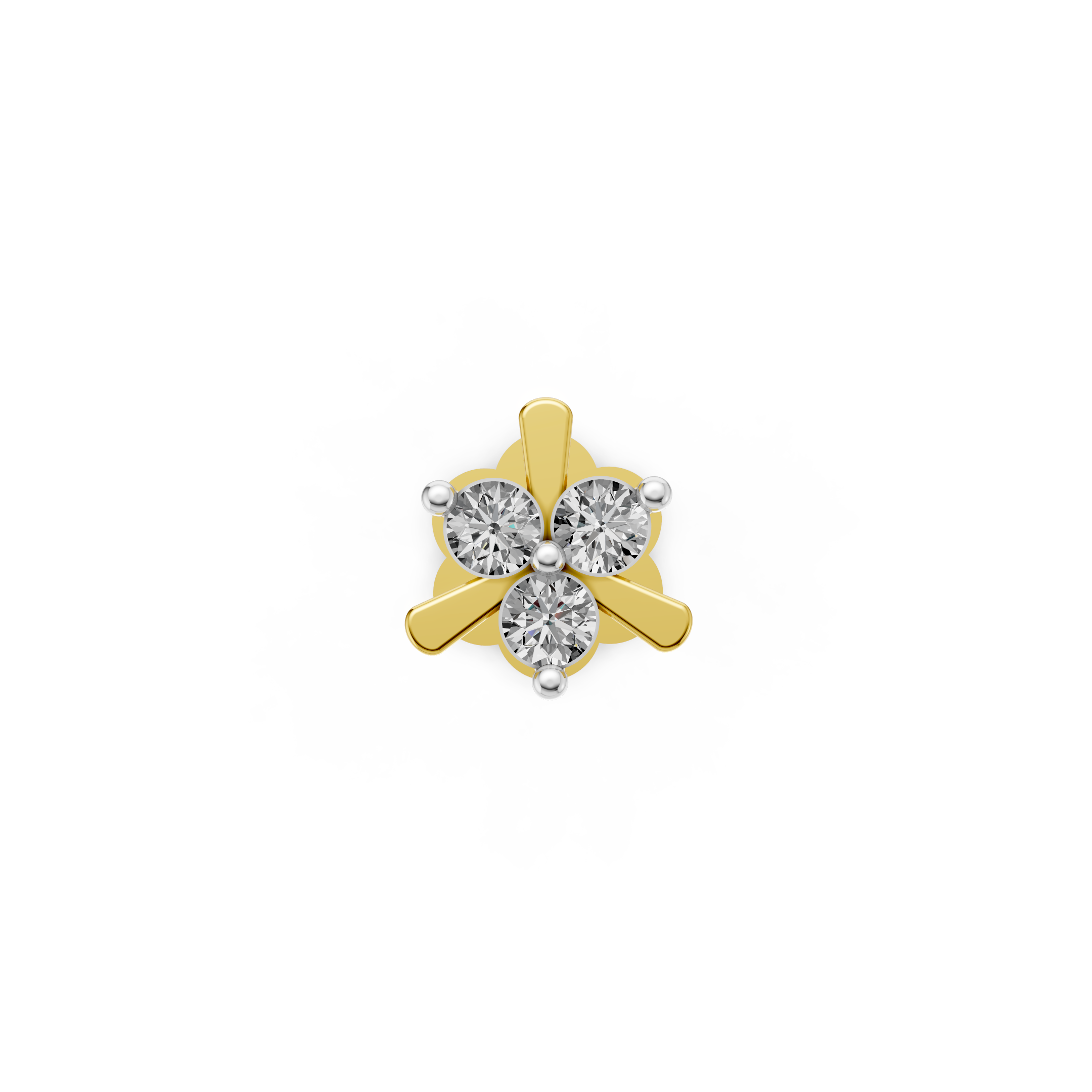 Petaline Glow  Nose Stud -NPD254