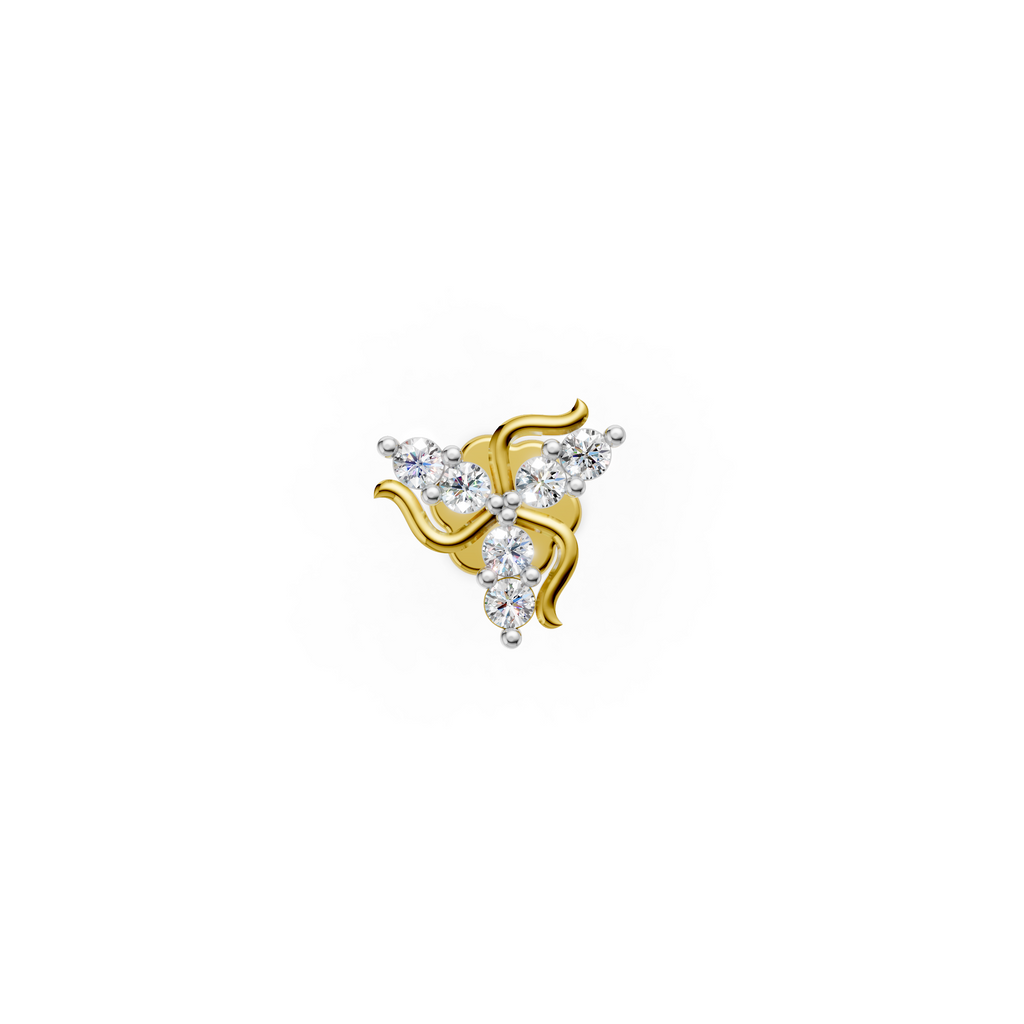 Trinity Bloom Nose Stud  - NPD289
