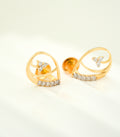 Silken Spark Oval Earrings - STDD 606