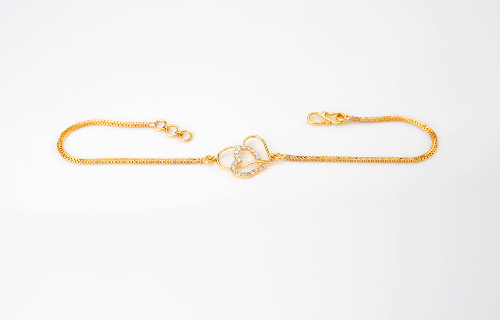 TWIN HEART HARMONY BRACELET -  TBC 135