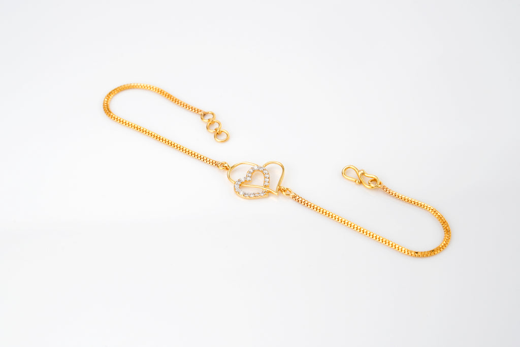 TWIN HEART HARMONY BRACELET -  TBC 135