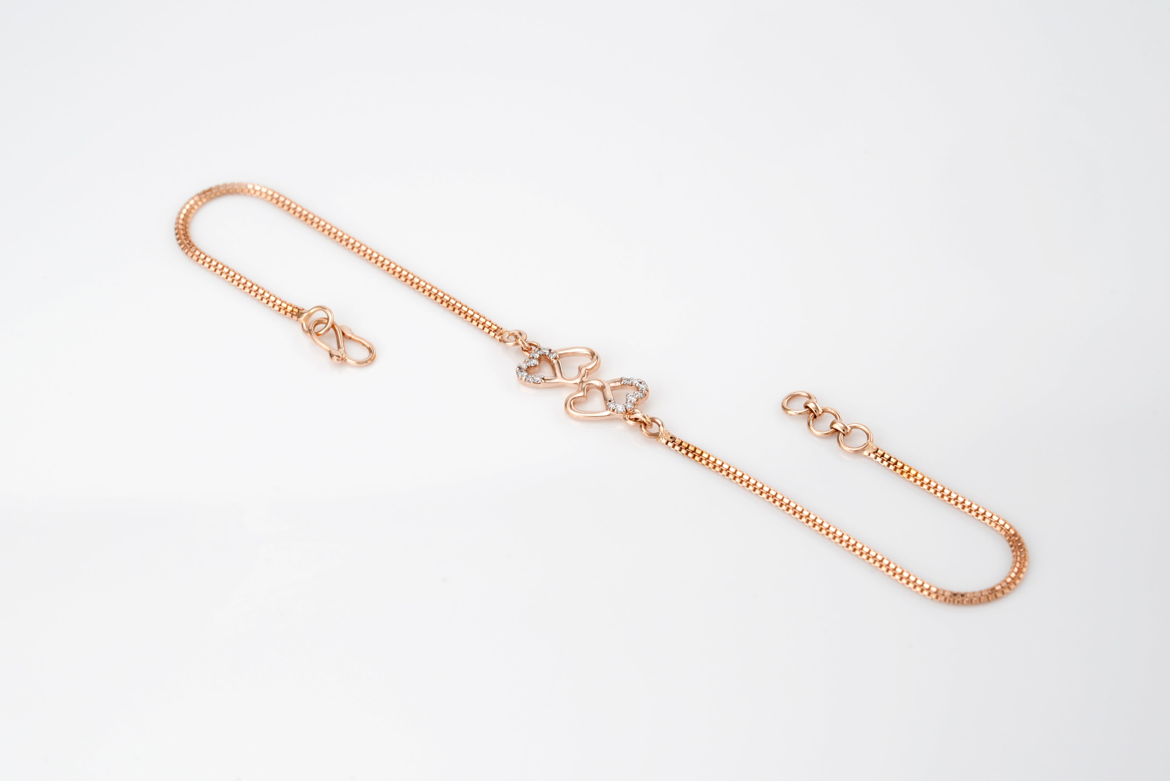 Golden Heart Spark Bracelets - TBC15A