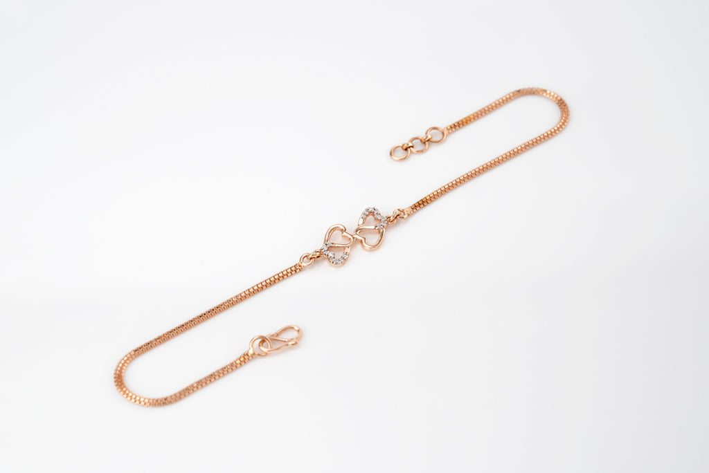 Golden Heart Spark Bracelets - TBC15A