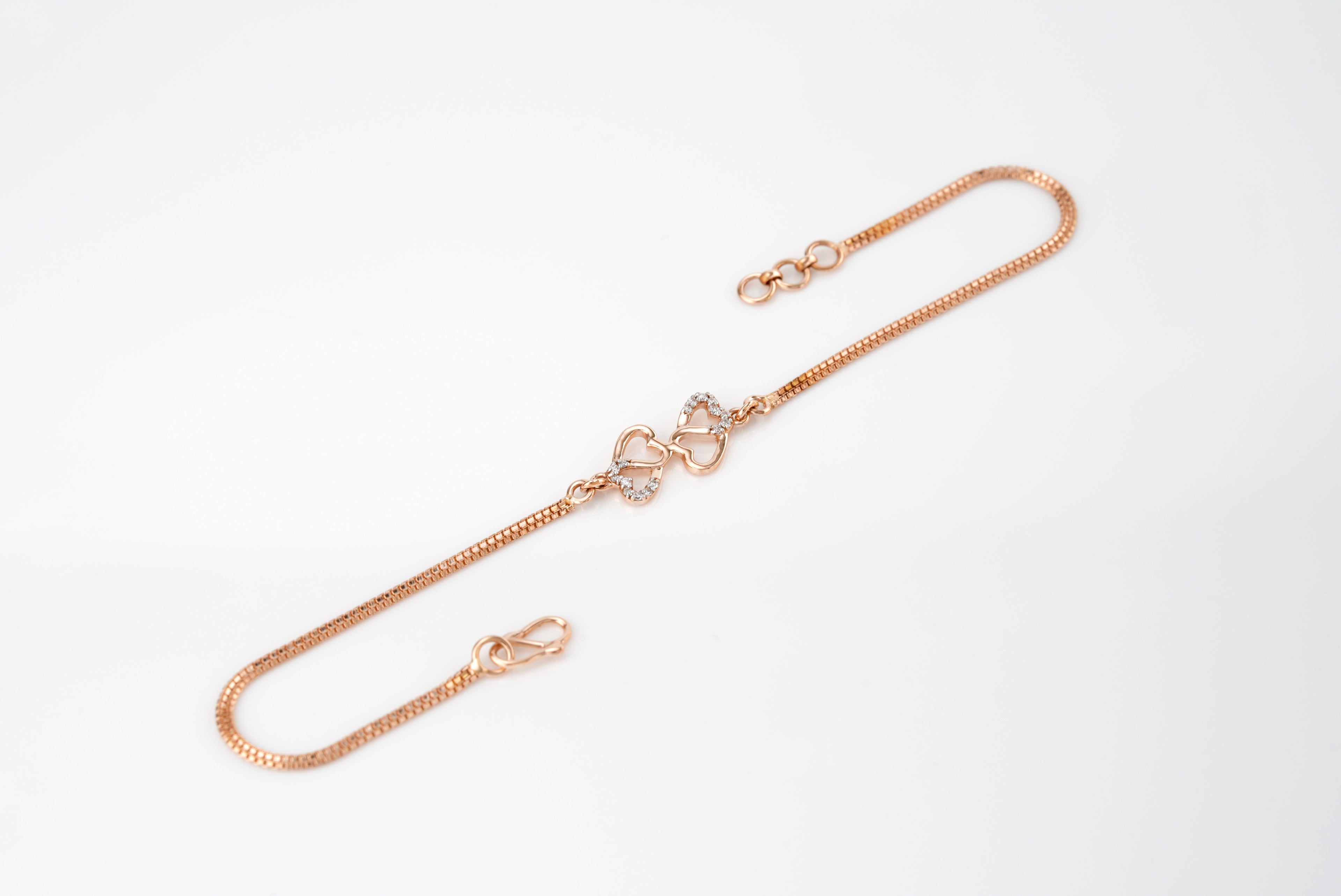 Golden Heart Spark Bracelets - TBC15A