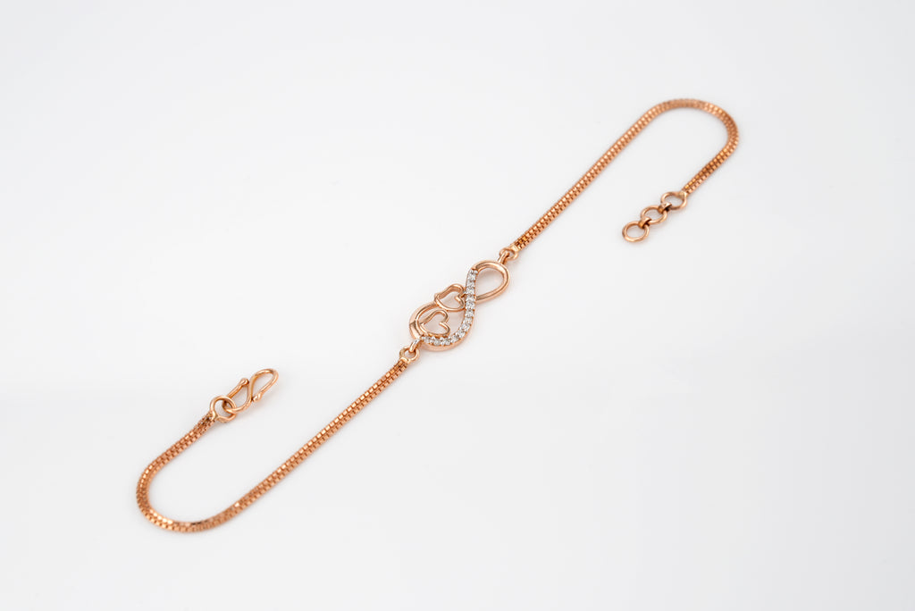 Forever Twin Hearts Bracelet - TBC165
