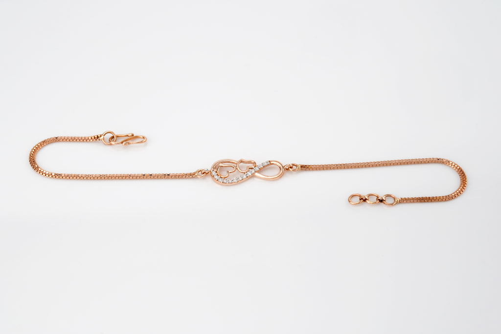 Forever Twin Hearts Bracelet - TBC165