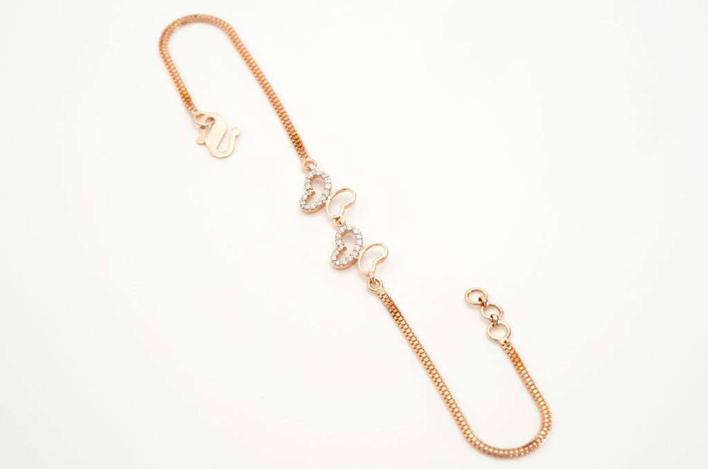 Diamond Butterflies Bracelet   -TBC190